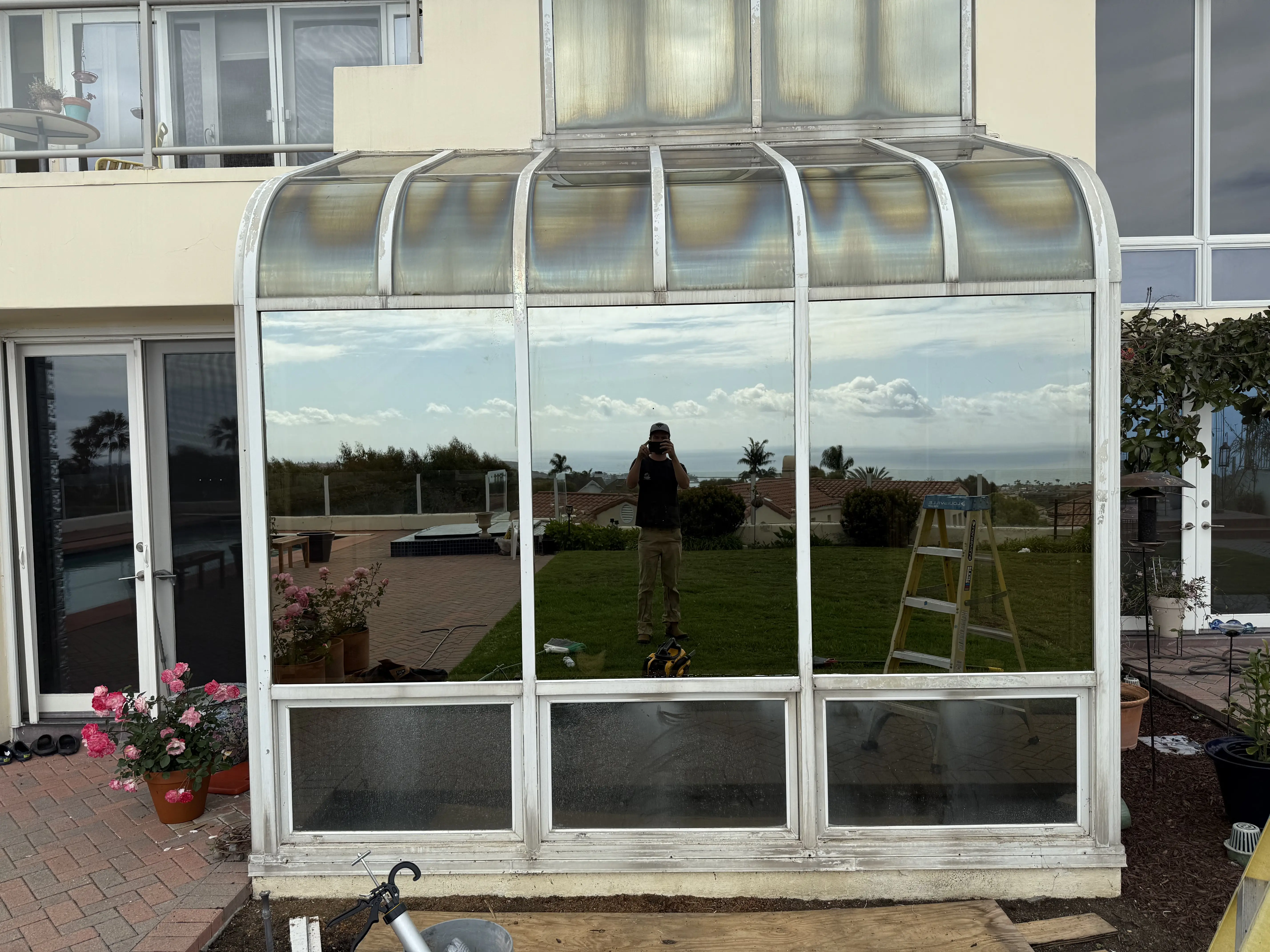 Fogged window replacement before and after